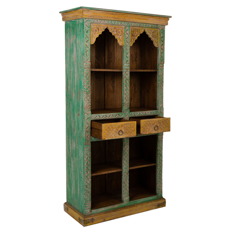 Latitude Vive Aryane Cm H X Cm W Solid Wood Standard Bookcase